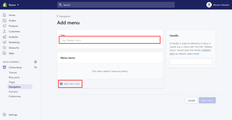 How To Add Drop-down Menu In Shopify Theme? - Webibazaar Templates