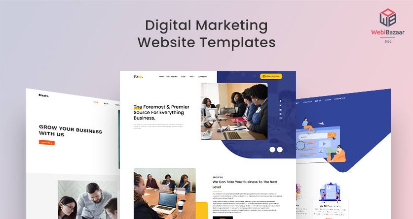 Best Digital Marketing Website Templates And Themes Webibazaar