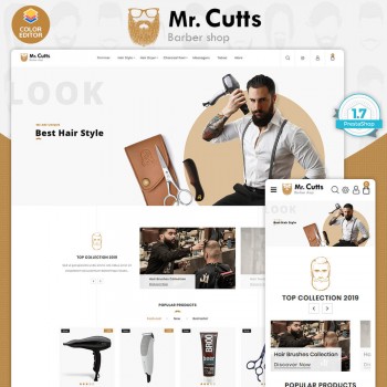 Mr.Cutts - The Barber PrestaShop Theme